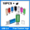 10PCS/Wholesale Free custom logo USB Flash Drive Pen Drive typec to usb 1GB 2GB 4GB 8GB 16GB 32G  64GB 128GB Memory Flash Disk