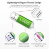10PCS/Wholesale Free custom logo USB Flash Drive Pen Drive typec to usb 1GB 2GB 4GB 8GB 16GB 32G  64GB 128GB Memory Flash Disk