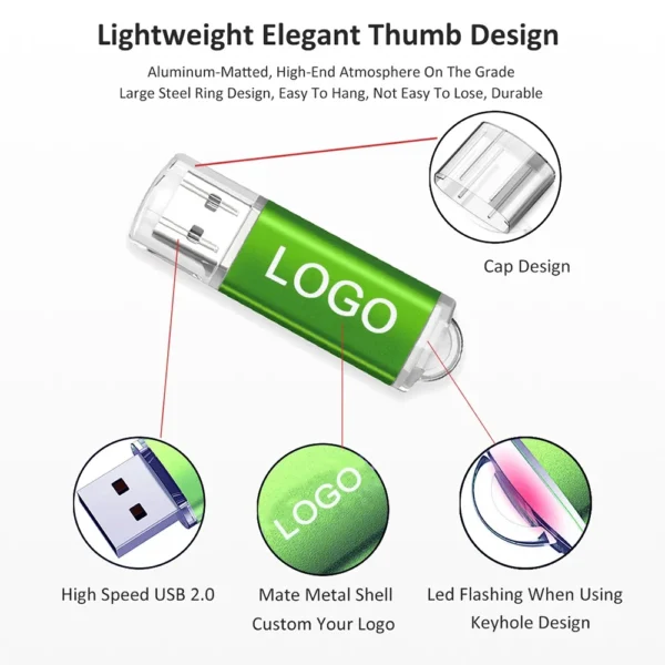 10PCS/Wholesale Free custom logo USB Flash Drive Pen Drive typec to usb 1GB 2GB 4GB 8GB 16GB 32G  64GB 128GB Memory Flash Disk