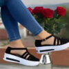 Leisure Women's Shoes Wedge Round Toe Shoes