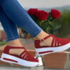 Leisure Women's Shoes Wedge Round Toe Shoes