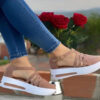 Leisure Women's Shoes Wedge Round Toe Shoes