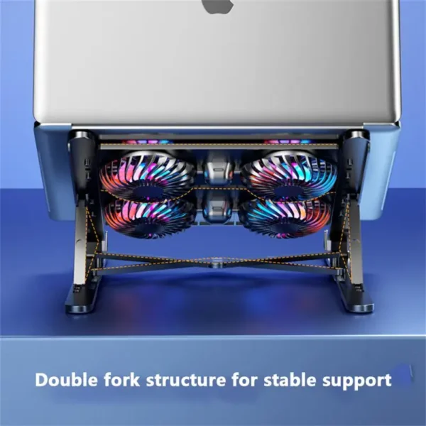 Foldable Laptop Holderhttps://eprolo.com/app/mpro For Macbook Tablet Notebook Stand Table Cooling Pad Bracket With Radiator Silent Fan Laptop Accessor