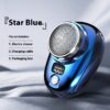 Mini Electric Shaver Portable Travel Men's Electric Lock And Load Spray Shaving Pogonotomy Charging Shaver