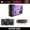 2025 Video MLLSE AMD Radeon RX 580 8GB 2048SP Graphics Card GDDR5 256-bit PCI Express 3.0 ×16 Gaming