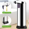 280ml Automatic Soap Dispenser Adjustable Touchless Hand Soap Dispenser Motion Sensor Smart Stainless Steel Hand Sanitizer