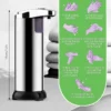 280ml Automatic Soap Dispenser Adjustable Touchless Hand Soap Dispenser Motion Sensor Smart Stainless Steel Hand Sanitizer