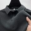 Mesh Ice Silk Short Sleeve T-shirt Mens Clothing