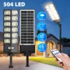 504 LED Powerful Solar Lights Outdoor Motion Sensor External Waterproof Street Light 12000 Lumen Dusk to Dawn Garden Road Lamp