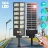 504 LED Powerful Solar Lights Outdoor Motion Sensor External Waterproof Street Light 12000 Lumen Dusk to Dawn Garden Road Lamp