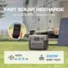 ECOFLOW Solar Generator RIVER 2 Pro 700, 716Wh LiFePO4 Battery, 4x800W AC Outlets (1600W Surge), Solar Generator