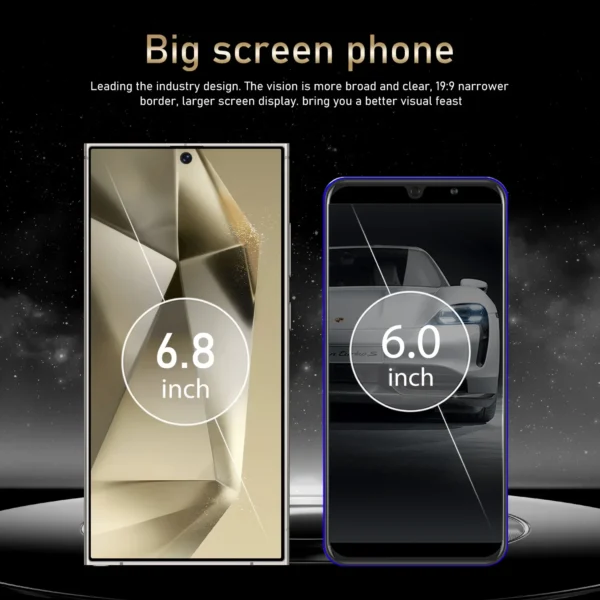 FUFFI-S24 Pro,Smartphone  Android,6.8 inch,8GB RAM,256GB ROM,Dual SIM,Mobile phone,Google Play Store,24+48MP,6000mAh,celulares