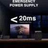 Infinity 1300 Portable Power Station, 1800W Electric Solar Generator,1382Wh LiFePO4 Battery, 14 Outlets for Home Backup