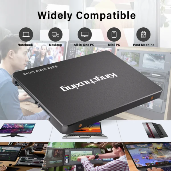 Kingchuxing Ssd Sata 1tb Hard Drives Ssd 128gb 2256gb Notebook 2.5 Ssd Drive For Desktop Laptop
