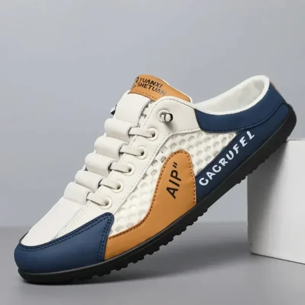 Men's Fashion Soft-soled Half Slippers Summer Trendy Bottom Casual Shoes Soft Sole Support Shoes Sneakers Half Drag Sandals
