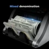 Mixed Denomination Money Counter Machine, Value Counting, UV/MG/IR/DD Counterfeit Detection, 3.5" TFT Display Cash Counting