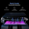 Mixed Denomination Money Counter Machine, Value Counting, UV/MG/IR/DD Counterfeit Detection, 3.5" TFT Display Cash Counting