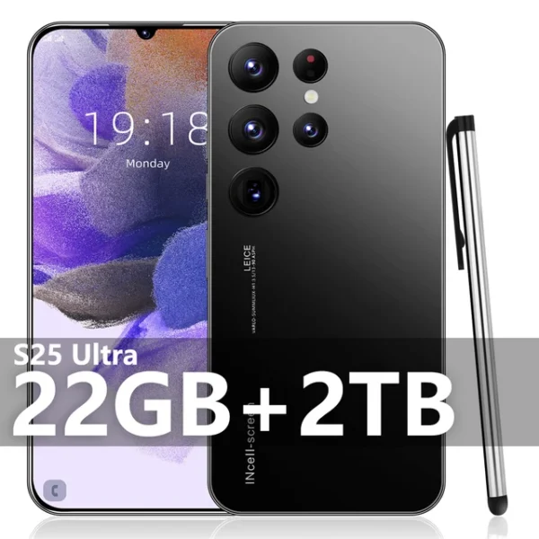 S25 Ultra New smartphone 5G 7.3-inch high-definition Android 14 Snapdragon 8gen3 10core dual SIM phone 7800mAh unlocking phone