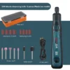 USB Cordless Rotary Tool Kit Woodworking Electric Drill Grinder Engraver Pen DIY For Jewelry Metal Glass Mini Wireless Drill