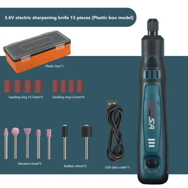 USB Cordless Rotary Tool Kit Woodworking Electric Drill Grinder Engraver Pen DIY For Jewelry Metal Glass Mini Wireless Drill