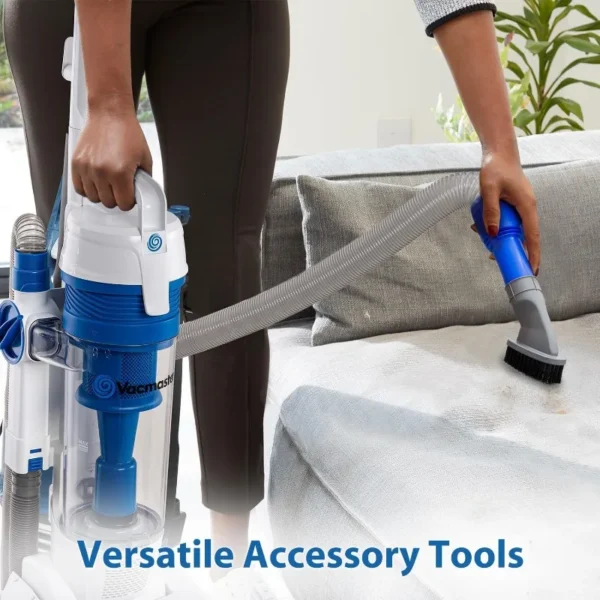 Upright Vacuum Cleaner Powerful Suction Bagless Vacuum Cleaner Portable Floor Cleaner 20 ft Power Cord 13 Inch Cleaning Path