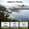 WeFone WF31 GPS 4K FPV Foldable Drone for Beginners, 5G Wi-Fi, Features: 50 Min Flight,C0.