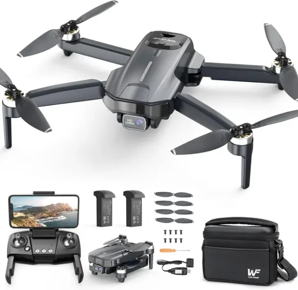 WeFone WF31 GPS 4K FPV Foldable Drone for Beginners, 5G Wi-Fi, Features: 50 Min Flight,C0.