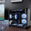 YEAH MAGIC Gaming Desktop AMD Ryzen 5 5600GT 3.9GHz 16GB(8G*2) DDR4 3200 1T NVME SSD ARGB 7 Fans Win 11 Home Gamer Desktop Compu