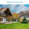ZOSI 4pcs/lot 1080p HD-TVI CCTV Security Camera ,80ft Night Vision ,Outdoor Whetherproof Surveillance Camera Kit
