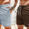 Lace-up Drawstring Shorts Summer Corduroy Sports Short Pants Mens Clothing