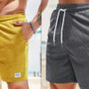 Lace-up Drawstring Shorts Summer Corduroy Sports Short Pants Mens Clothing