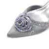 2025 Nigerian Fashion Ladies Evening Shoes And Bags Paired With Handmade Petal Clutches Pointed Toe Mid-Heel Women Party Shoes