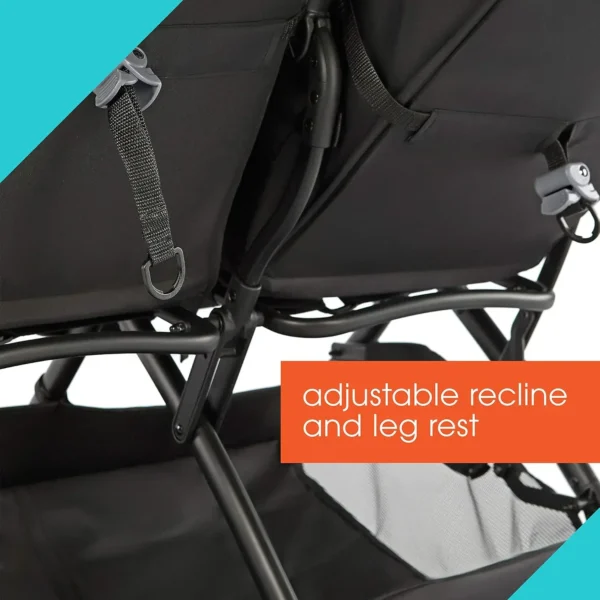 Black – Car Seat Compatible Lightweight Baby Stroller with Convenient One-Hand Fold, Reclining Seats
