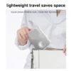 Magnetic three-in-one foldable 15w fast charging mobile phone battery charger suitable for mobile phones, watches, headphones,