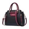 New Women's Bag Large Capacity Handbag Korean Version Contrasting Color Atmospheric Single Shoulder Diagonal Bag Ladies Handbag