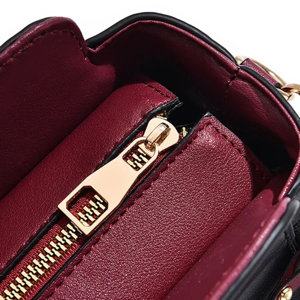 New Women's Bag Large Capacity Handbag Korean Version Contrasting Color Atmospheric Single Shoulder Diagonal Bag Ladies Handbag