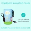 Portable Baby Travel Stroller Bag USB Milk Water Warmer Insulated Bag Baby Nursing Bottle Heater Feeding Bottle Bags