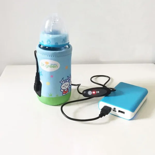 Portable Baby Travel Stroller Bag USB Milk Water Warmer Insulated Bag Baby Nursing Bottle Heater Feeding Bottle Bags