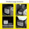 Portable Toilet for Outdoor Activities - Foldable and Movable Car Toilet for Camping, Hiking, and Trekking