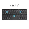 Portable Wireless Folding Keyboard for IPad IPhone Mac with Phone Holder Rechargeable Multilingual Wireless Bluetooth Keyboard