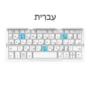Portable Wireless Folding Keyboard for IPad IPhone Mac with Phone Holder Rechargeable Multilingual Wireless Bluetooth Keyboard