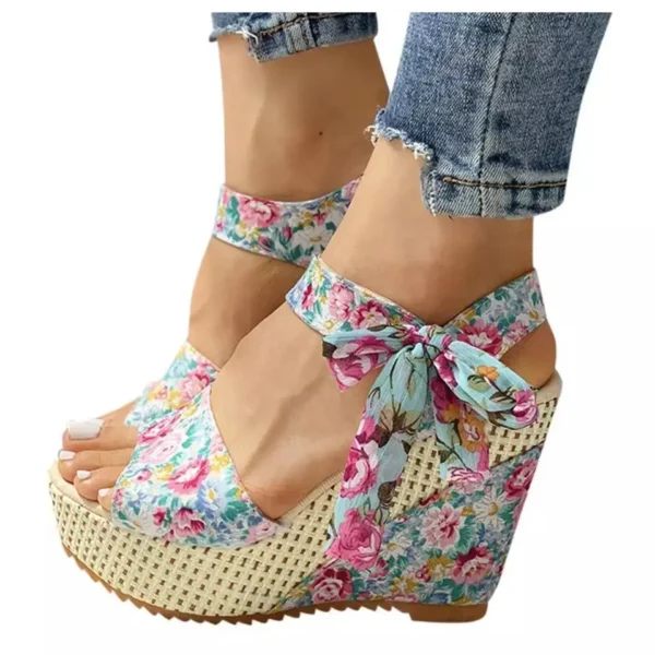 Shoes for Women Leisure Women Wedge Heel Shoes 2024 Summer Sandals Party Platform Open Toe Sandalias De Mujer 35-40