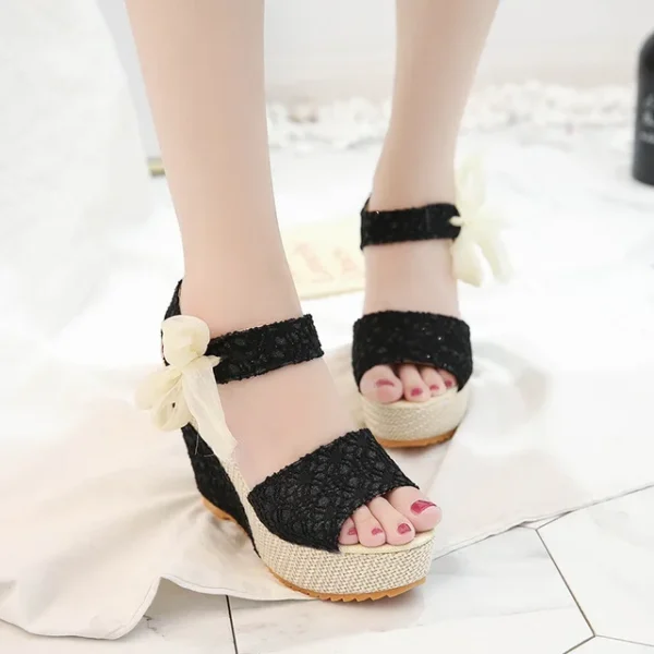 Shoes for Women Leisure Women Wedge Heel Shoes 2024 Summer Sandals Party Platform Open Toe Sandalias De Mujer 35-40