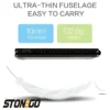 Stonego foldable wireless Bluetooth keyboard for Android Windows smartphones tablets and laptops