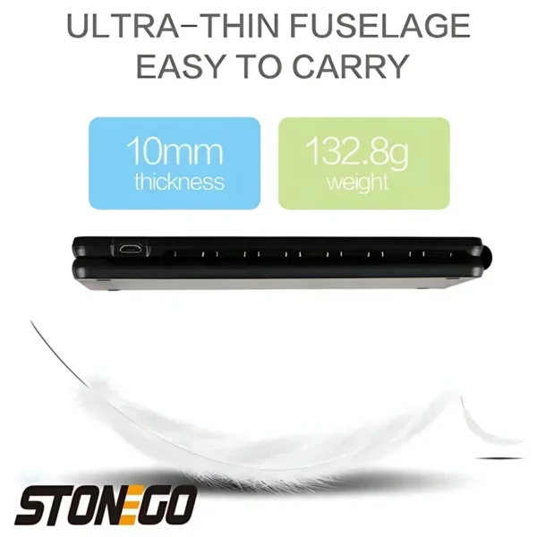 Stonego foldable wireless Bluetooth keyboard for Android Windows smartphones tablets and laptops