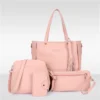 Woman Bag 2024 New Fashion Four-Piece Shoulder Bag Set Messenger Bag Wallet Handbag Bolsa Feminina Luxury Girls Messenger Bag