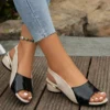 Women Mie Heels Sandals Chunky Fashion Shoes Designer Summer New Brand 2024 Walking Casual Slides Dress