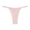Women Sexy Thongs Low Rise Ladies G-string Heart Decoration Erotic Intimate Lingerie T-Back New Fashion Cotton Crotch Panties