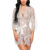 Women's Sexy Lace Nightdress Women's Bow Lingerie Pajamas Set Babydoll Costumes Erotic Hot Dresses Exotic Pajamas Sex Sleepwear