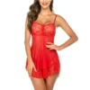 Women's Sexy Lace Nightdress Women's Bow Lingerie Pajamas Set Babydoll Costumes Erotic Hot Dresses Exotic Pajamas Sex Sleepwear